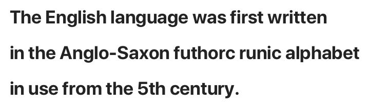 Three lines of sample text in SF Pro Display Bold